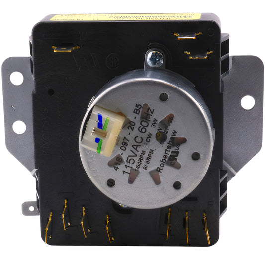 EvertechPRO Dryer Timer Replacement for Whirlpool W10185976 1481703 AH2348529 EA2348529 PS2348529