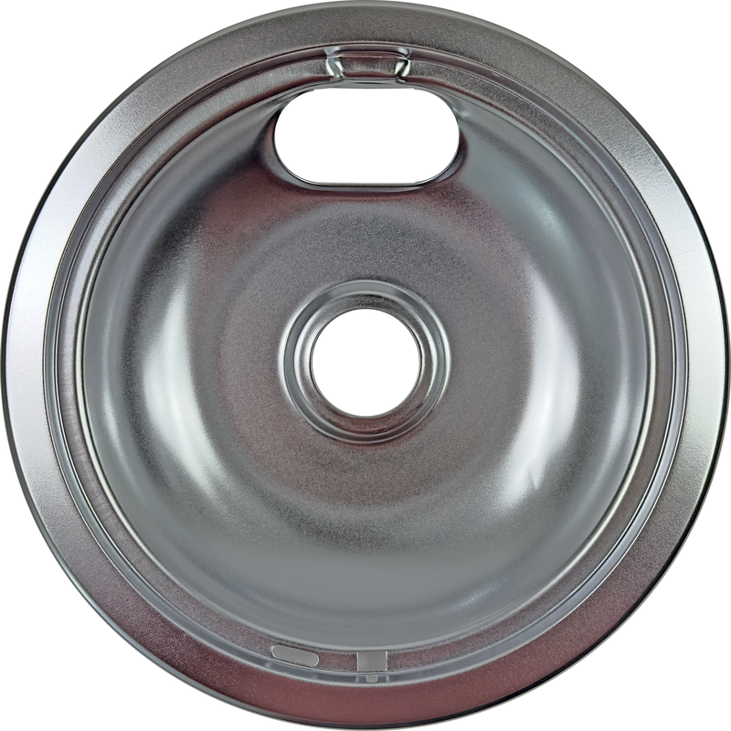 W10196405 8" CHROME PAN for Whirlpool