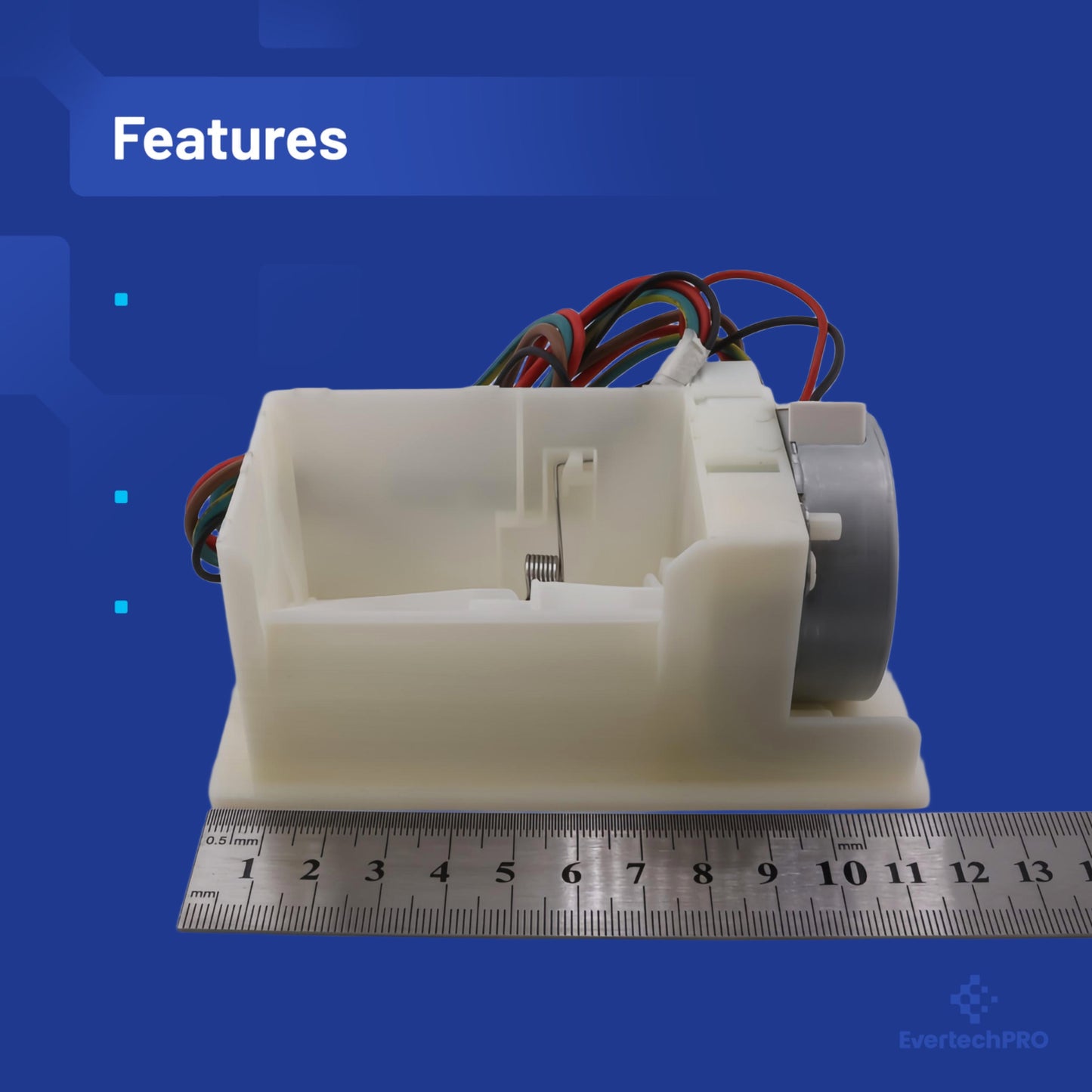 EvertechPRO W10248595 Air Damper Control Assembly – OEM-Quality Refrigerator Air Control for Whirlpool / KitchenAid / Maytag