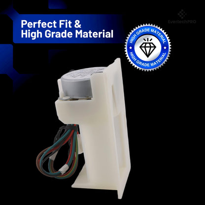 EvertechPRO W10248595 Air Damper Control Assembly – OEM-Quality Refrigerator Air Control for Whirlpool / KitchenAid / Maytag