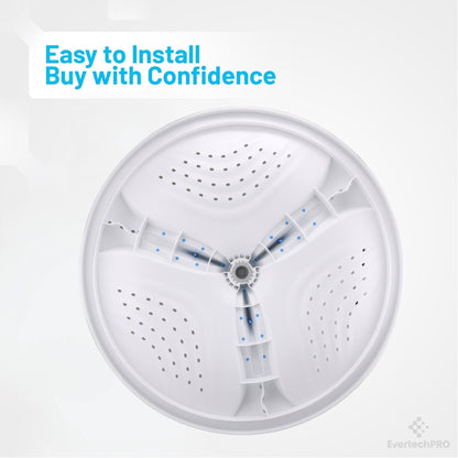 EverTechPro W10752285 Washer Washplate Replacement – Top Load Washing Machine Wash Plate – OEM-Quality Fit & Performance – Durable Agitator Base Plate