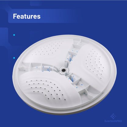 EverTechPro W10752285 Washer Washplate Replacement – Top Load Washing Machine Wash Plate – OEM-Quality Fit & Performance – Durable Agitator Base Plate