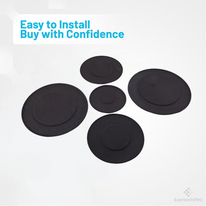 W10832694 Range Gas Stove Burner Cap Set