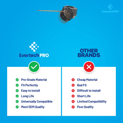 W11225755 Range/Oven Temperature Control Thermostat Compatible with – Replaces W11224670 – Fits Whirlpool, Maytag, KitchenAid, Jenn-Air, Ken-more, Amana, Magic Chef