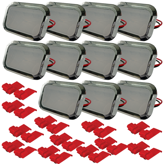 W11683242 LED Lens Kit Chrome - 12 pack for Whirlpool