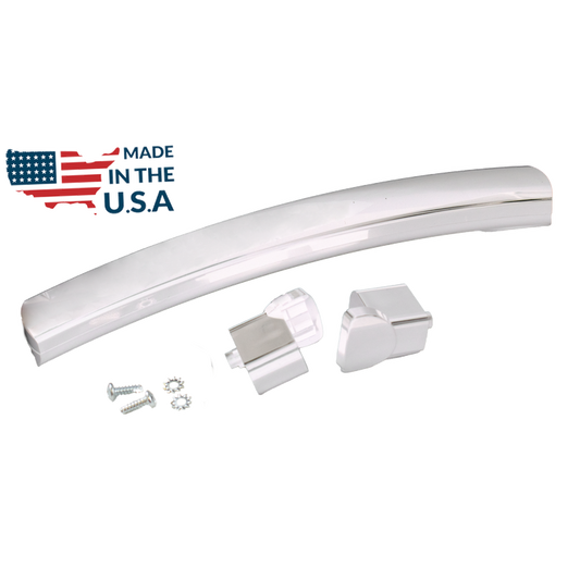 WB15X10276 Handle + End Caps (White) for GE