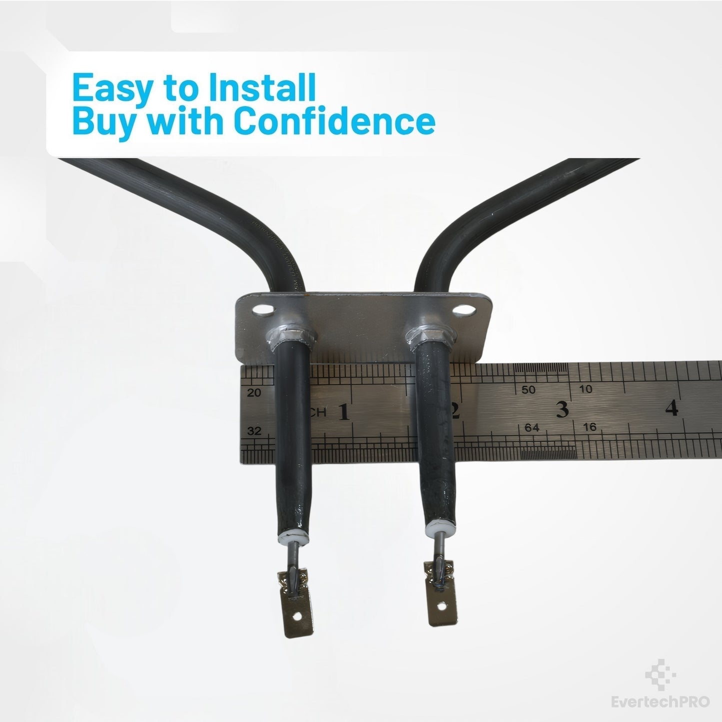 WB44K5009 Oven Broil Element Replacement, Replaces 344895, Compatible with GE Wall Ovens, OEM-Quality Upper Heating Element