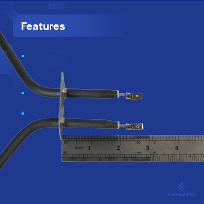 WB44K5009 Oven Broil Element Replacement, Replaces 344895, Compatible with GE Wall Ovens, OEM-Quality Upper Heating Element