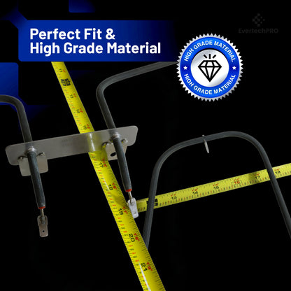 WB44T10010 is a direct replacement for the original OEM bake heating element. Fully compatible with GE electric ovens and ranges that require part number WB44T10010