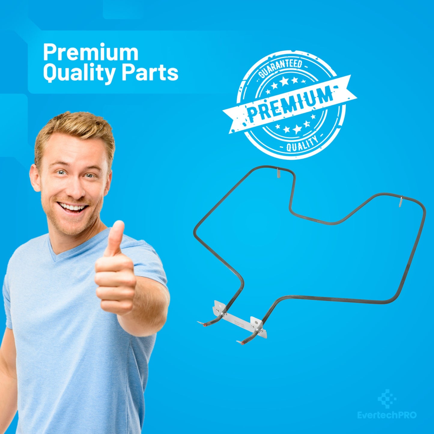 WB44T10060 / WB44X45494 Oven Bake Element Replacement, OEM-Quality Fit & Even Heating Performance