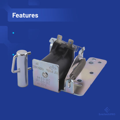 WD21X10060 Dishwasher Drain Solenoid Kit and Bracket for GE