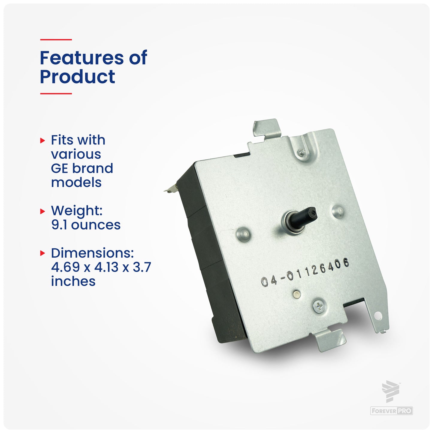 ForeverPRO WE4M533 Timer for GE Dryer WE4M364