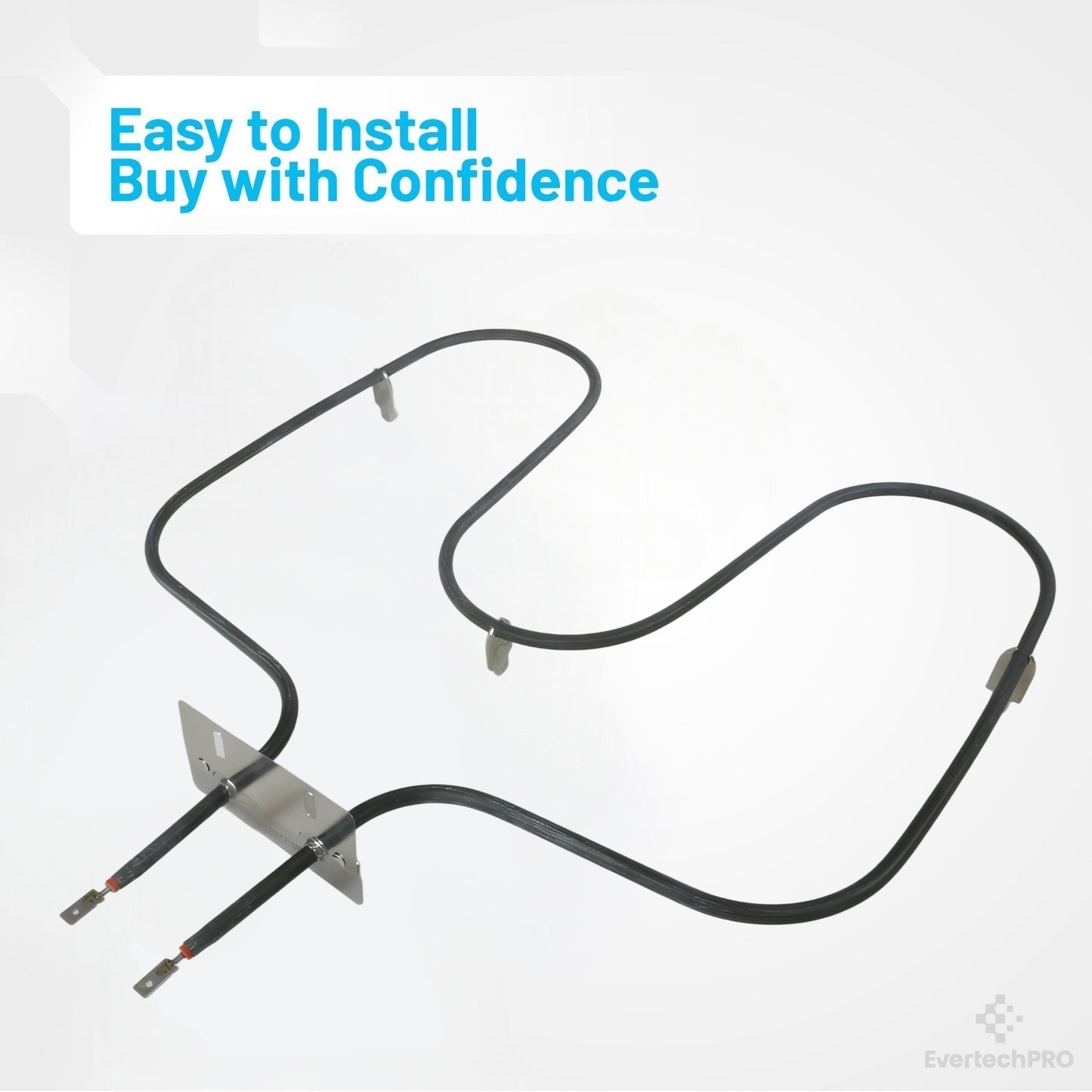 WP77001094 Oven Bake Heating Element Replacement for Whirlpool Electric Ranges – Replaces 77001094, 1/4” Spade Terminals, Lower Bake Element