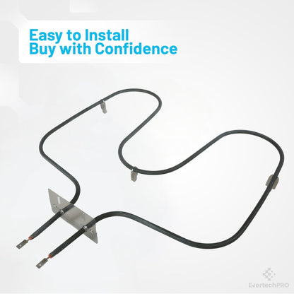 WP77001094 Oven Bake Heating Element Replacement for Whirlpool Electric Ranges – Replaces 77001094, 1/4” Spade Terminals, Lower Bake Element