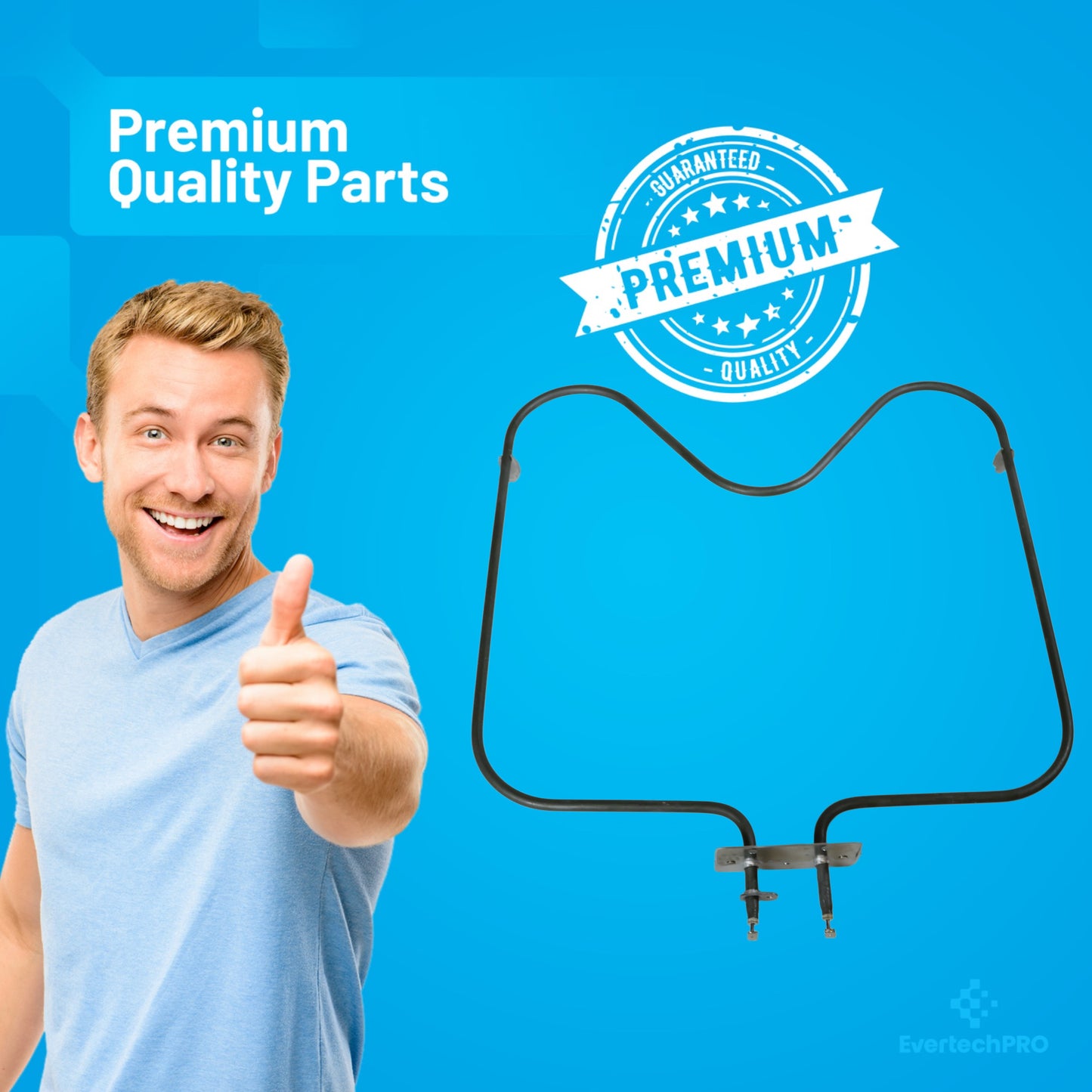 Y04000066 Oven Bake Heating Element Replacement for Whirlpool & Maytag Electric Ranges