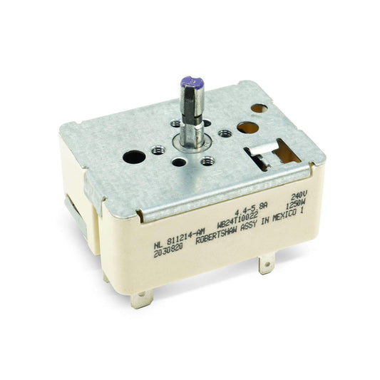 EvertechPRO Range Infinite Switch Control Replacement for GE WB24T10022 769689 AH236747 EA236747 PS236747