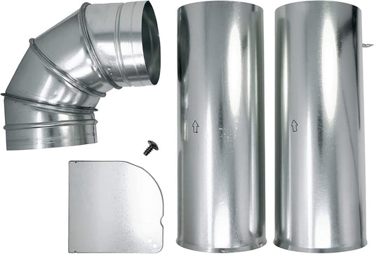 EvertechPRO Replacement for GE WE25X10015 1032658 Dryer Side Vent Kit Fits LG Side Vent Kit for Dryer Fits LG Dryer Vent Replacement Fits LG Dryer Side Vent Kit and Fits LG 3911EZ9131X 383EEL9001B