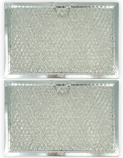 EvertechPRO 2 Pack Microwave Grease Filters Replacement for GE WB06X10608 (AP3883312) 1166430 AH1022452 EA1022452
