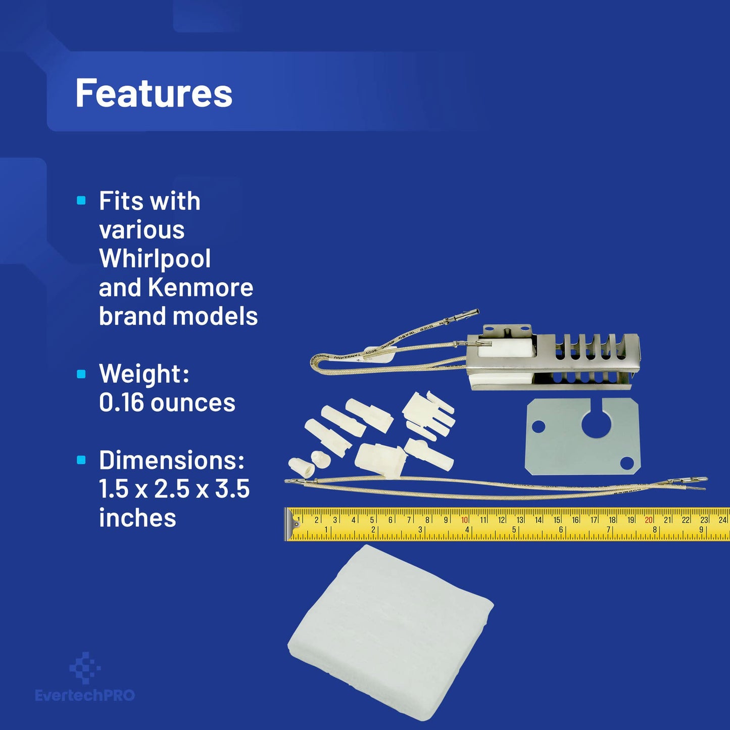 EvertechPRO 12400035 Oven Range Igniter
