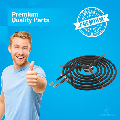 EvertechPRO WB30M2 8" Electric Range Burner Coil for G.E Stoves, 6 Turns CH30M2