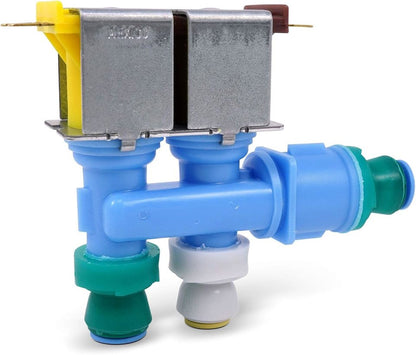 EvertechPRO 67006322 Water Valve Dual Replacement for Whirlpool Refrigerator 67006322 1187201 AH2069865 EA2069865
