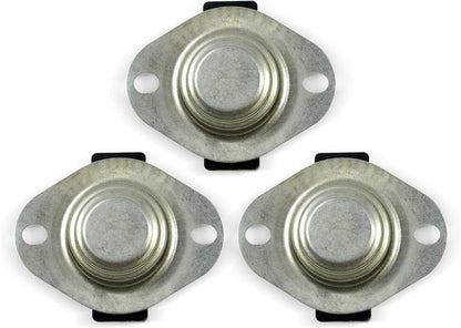 EvertechPRO 3387134 Cycling Thermostat Pack of 3 Replacement for Whirlpool Dryer 306910 2893 3-6910 3387135