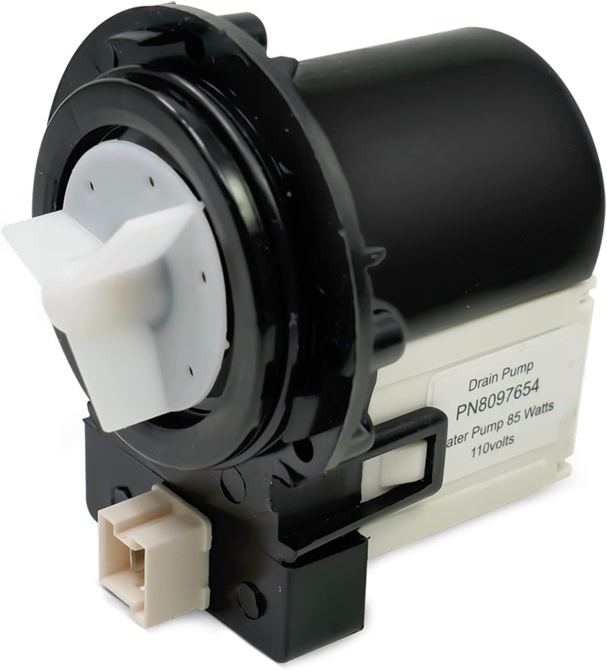 EvertechPRO DC31-00054A fits Samsung Washer Drain Pump for Samsung Washer Replacement, Compatible with Samsung Washer Drain Pump 85W 110V, Universal, Durable fits DC31-00016A