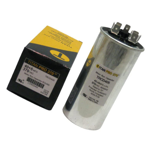 Packard TRCD405 Motor Run Capacitor Oval/MFD: 40/5 / Volts: 370