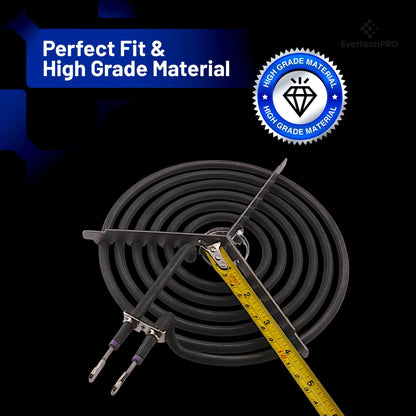 EvertechPRO WB30M2 8" Electric Range Burner Coil for G.E Stoves, 6 Turns CH30M2