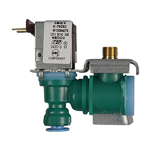 EvertechPRO W10394076 Refrigerator Water Valve for Whirlpool W10865826 W10726788 W10833705 W10872966