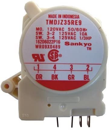 EvertechPRO WR9X489 Refrigerator Defrost Timer for GE
