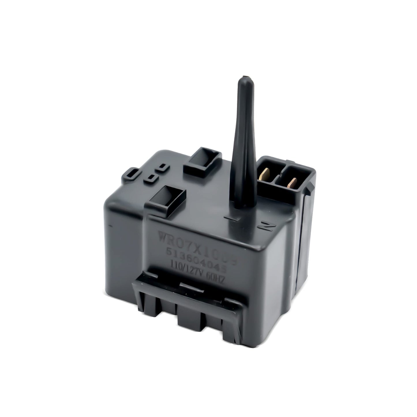EvertechPRO WR07X10097 513604045 Compressor Relay Overload Replacement for GE Refrigerator 1265640 AH1766101 EA1766101 PS1766101