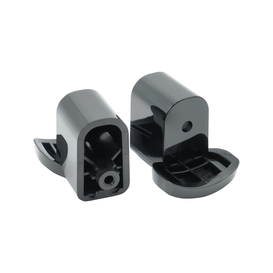 EvertechPRO WB06X10939 Black end cap Pack of 2 Replacement for GE Microwave