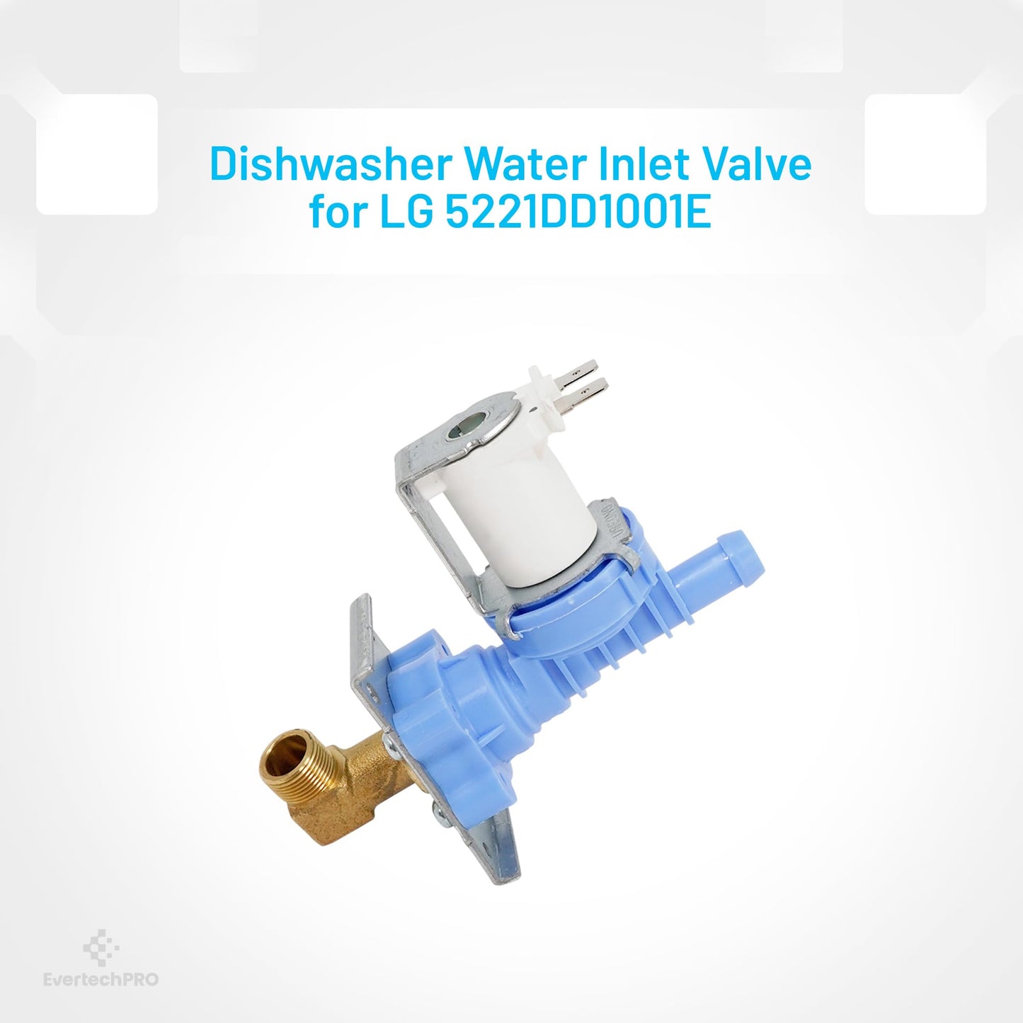 EvertechPRO 5221DD1001E Valve Assembly Inlet Replacement for LG Appliance 2977831 PS8769826 5221DD1001C
