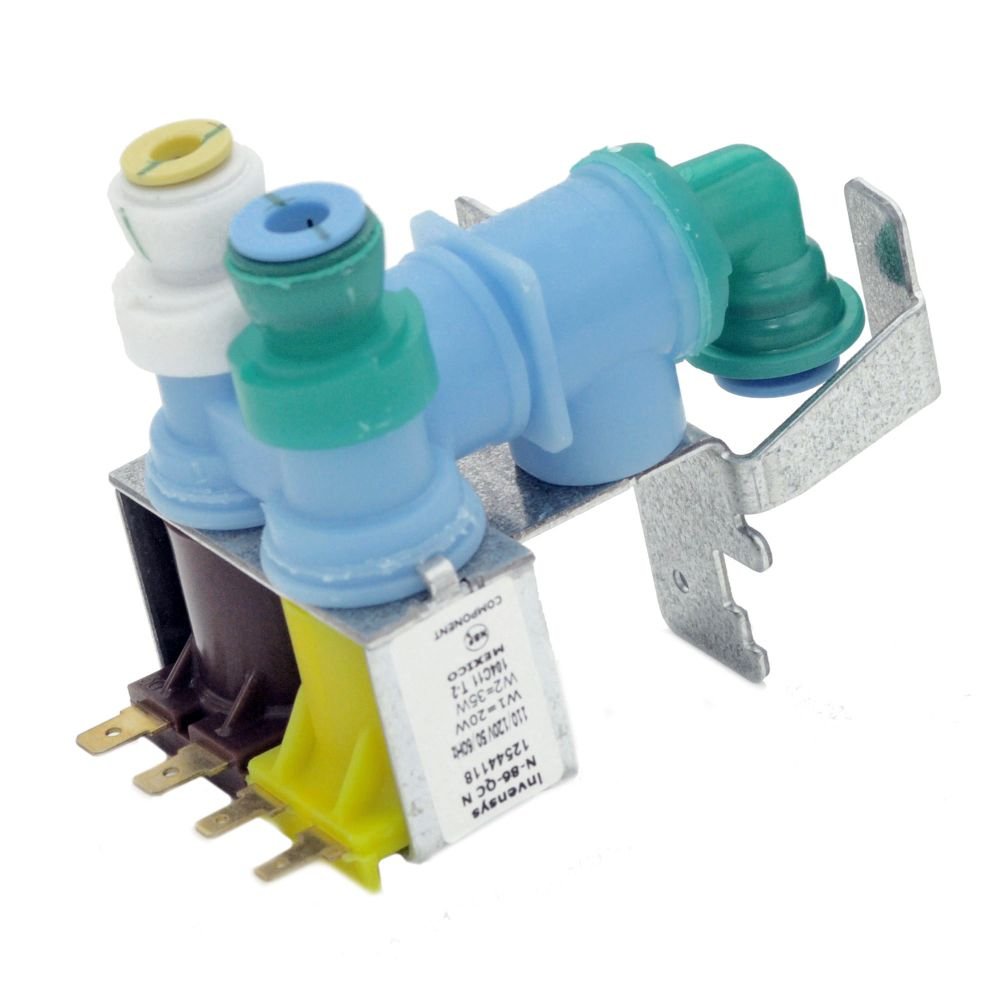 EvertechPRO 67006531 Water Valve Dual Replacement for Whirlpool Refrigerator 1187394 12544118 67006531 AH2070064