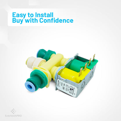 EvertechPRO W10279866 Refrigerator Valve Inlt Replacement for Whirlpool