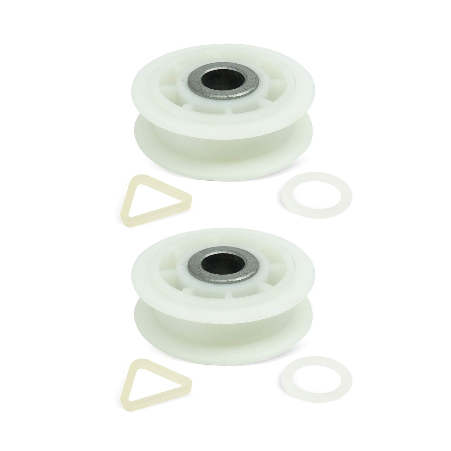 EvertechPRO 279640 Idler Pulley Pack of 2 Replacement for Whirlpool Dryer 2958 3388672 697692 AH334244