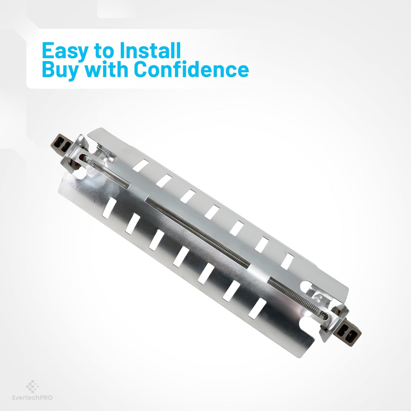 EvertechPRO All-in-one Repair Maintenance Kit Includes WR51X10055 Defrost Heater WR55X10025 Temperature Sensor WR50X10068 Defrost Thermostat 3 Pack Replacement for GE Refrigerator 914088 AH303781