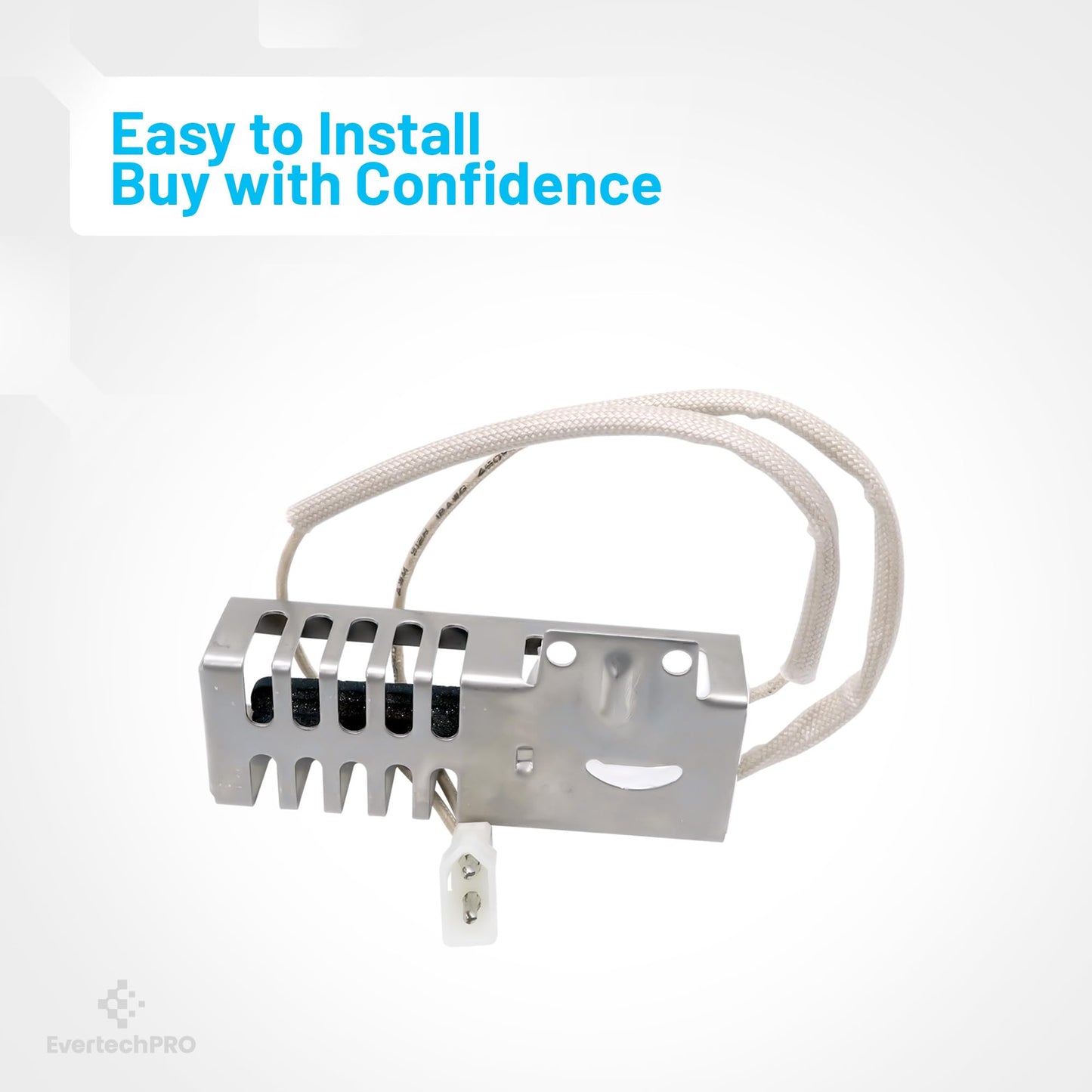 EvertechPRO 3186491 Range Oven Igniter Replacement for Whirlpool WP3186491 W10918546 W10140611 3186491