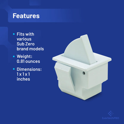 EvertechPRO 7014646 Light Switch Replacement for Sub Zero Refrigerator 18806