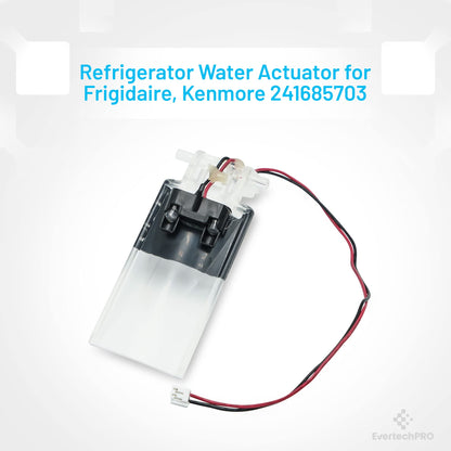 EvertechPRO Refrigerator Water Dispenser Actuator Replacement for Frigidaire 241685703 5304433613 1195920 AH1526418 EA1526418