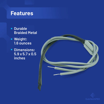 EvertechPRO SH500 Drain Heater Size 9 inch Leads 18 inch Heater tip 7/16 inch Watts 11W Volts 120V