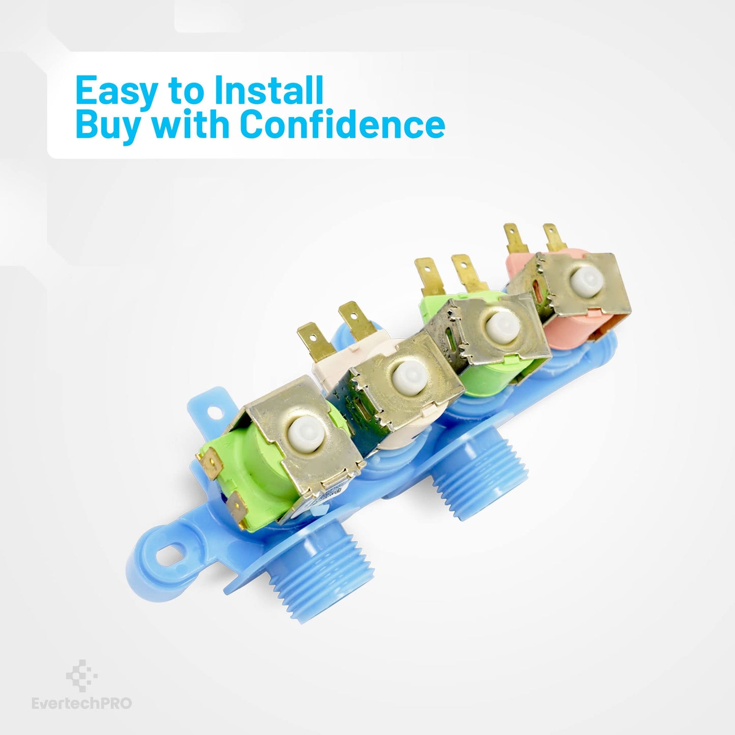 EvertechPRO WH13X26637 Washer Water Valve for GE WH13X24058
