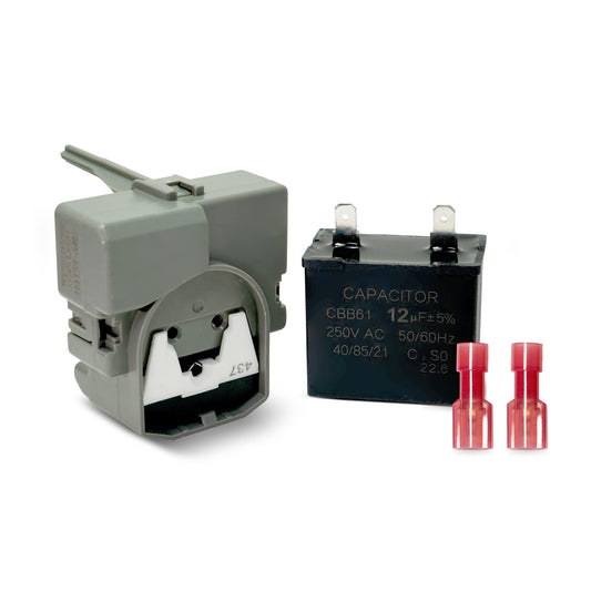 EvertechPRO WPW10189190 Combo Overload Start Relay Capacitor Replacement for Whirlpool Refrigerator TSD2 2264017 10097201 14200214