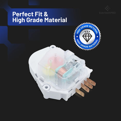 EvertechPRO Refrigerator Defrost Timer for 215846602 5304457327 5300628518 00624728 00626234