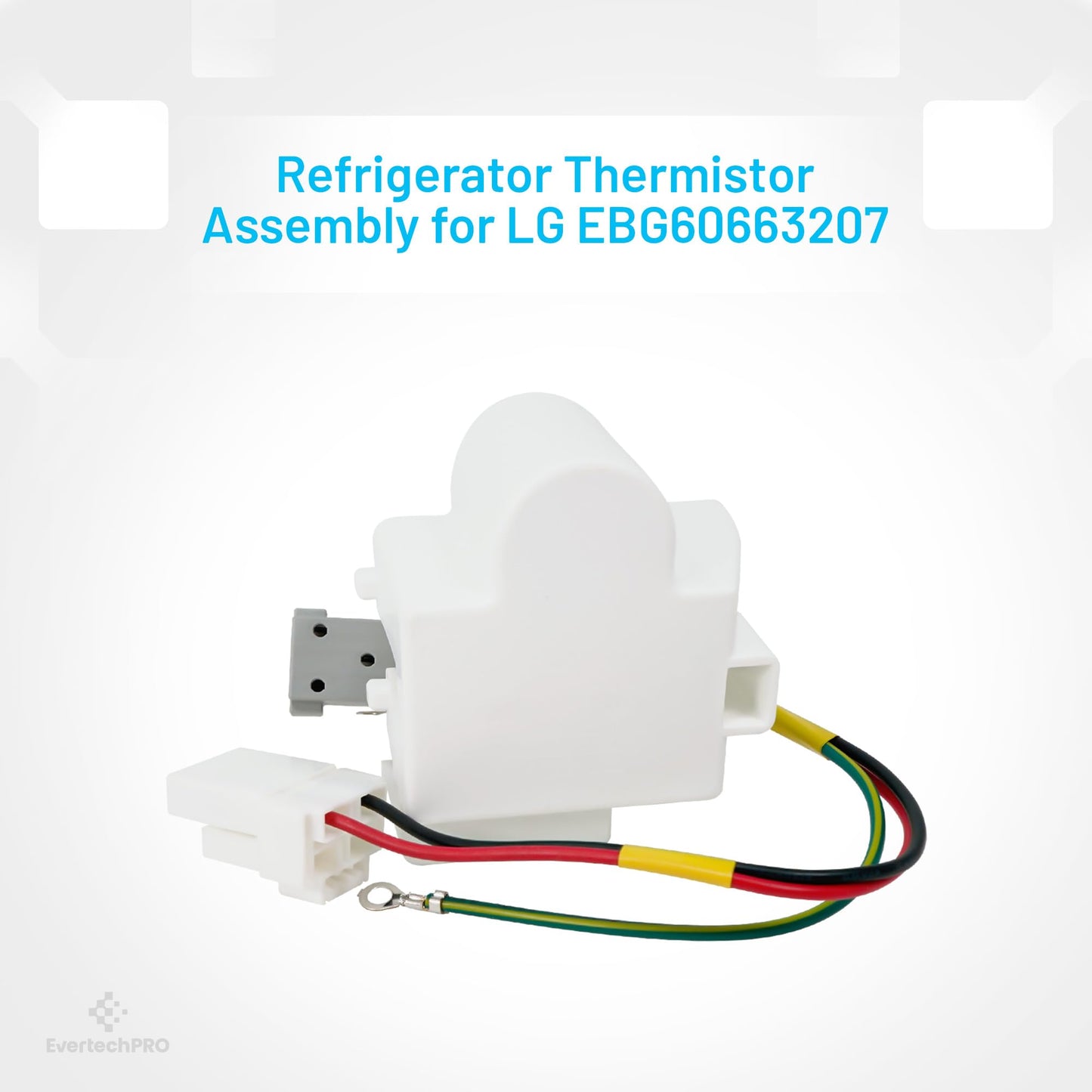 EvertechPRO EBG60663207 Thermistor Assembly Ptc Replacement for LG Refrigerator