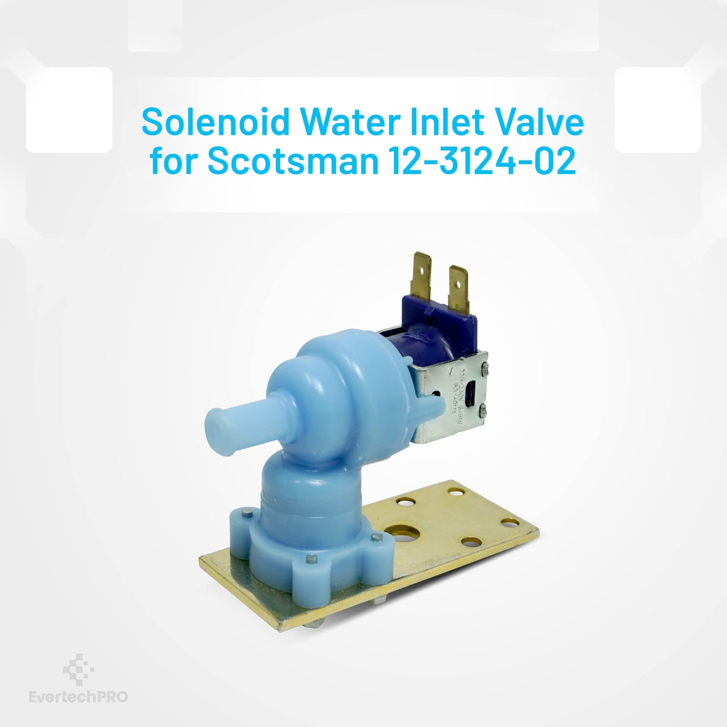 EvertechPRO 12-3124-02 Ice Maker Water Valve Replacement for Scotsman Refrigerator K-78512-2