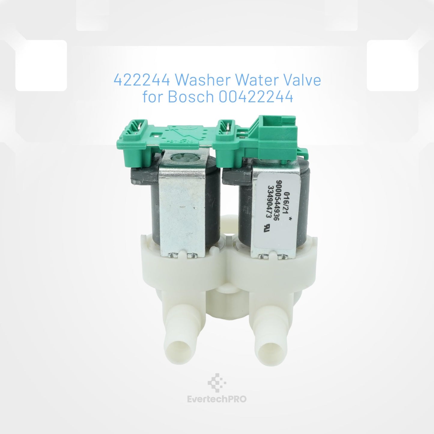 EvertechPRO 422244 Washer Water Valve for Bosch 00422244