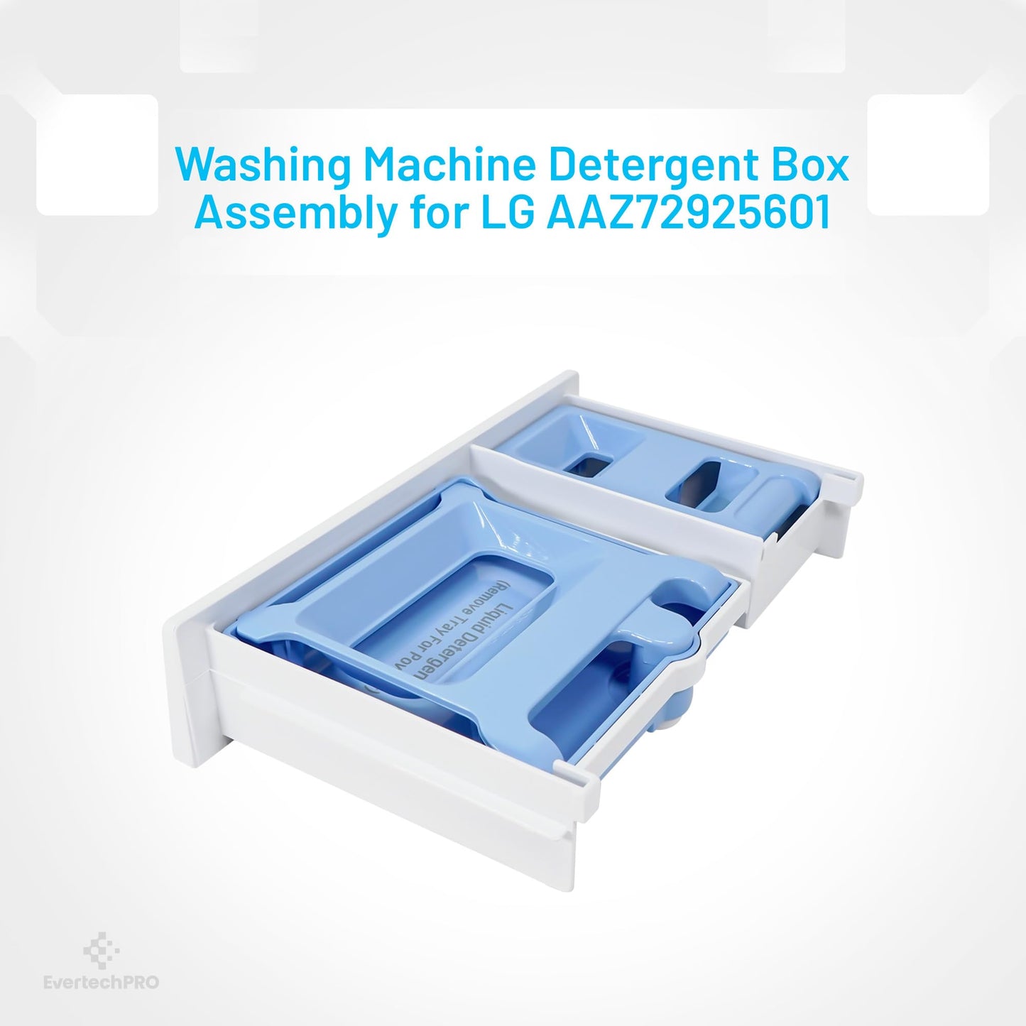 EvertechPRO AAZ72925601 Detergent Box Assembly for LG Washing Machines