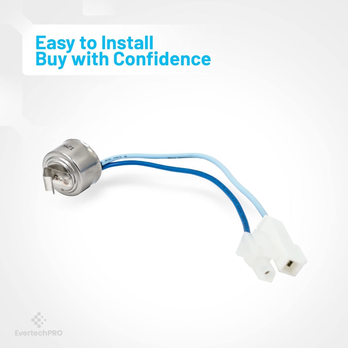 EvertechPRO Refrigerator Thermostat Defrost Replacement for Frigidaire 242046001 1564839 AH2378768 EA2378768 PS2378768